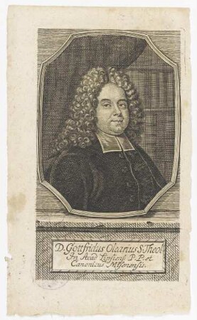 Bildnis des Gottfridus Olearius