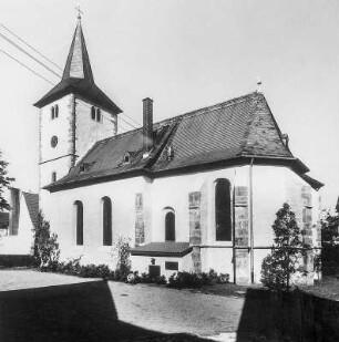 Ev. Pfarrkirche (Kirche, ev.); Dreieich, Kirchgasse, Dieburger Straße