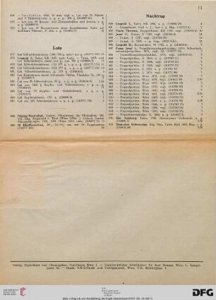 Lots (Nr. 877-889)