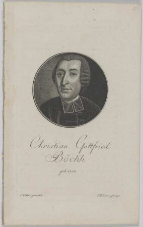 Bildnis des Christian Gottfried Böckh