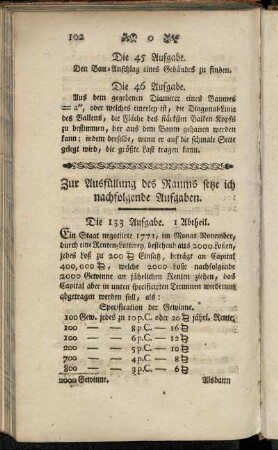 Zur Ausfüllung des Raums setze ich nachfolgende Aufgaben.