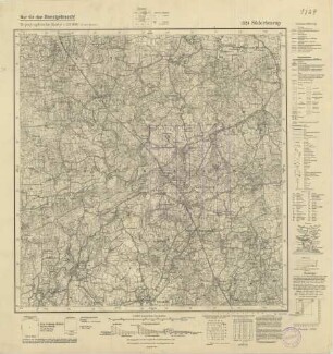 1324 (alte Nr.: 208) Süderbrarup, Topographische Karte 1:25000 (4-cm - Karte)