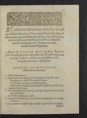 Commentarius analyticus