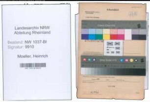Entnazifizierung Heinrich Moeller , geb. 14.10.1887 (Bahnassistent)