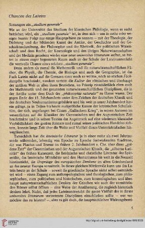 23: Chancen des Lateins
