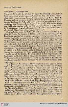 23: Chancen des Lateins