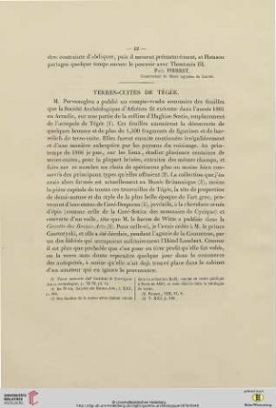 Terres-cuites de Tégée