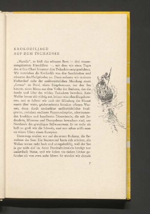 Krokodiljagd auf dem Tschadsee