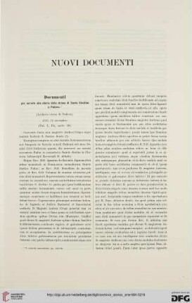 Nuovi documenti
