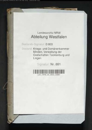 Regulierung er Dienste und Burgvesten oder die sogenannten vier Dienste in der Grafschaft Tecklenburg