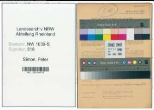 Entnazifizierung Peter Simon , geb. 16.03.1890 (Lohnbuchhalter)