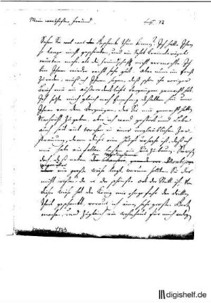 72: Brief von Johann Georg Sulzer an Johann Wilhelm Ludwig Gleim