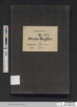 Sterberegister Kliestow 1892