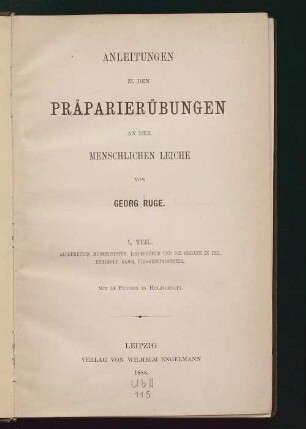 1: Allgemeines, Muskelsystem, Leibeshöhle und die Organe in ihr, Kehlkopf, Damm, Uro-Genitalsystem