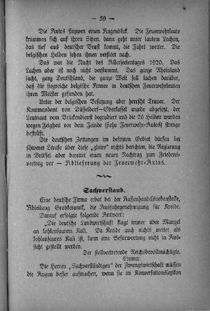 Sachverstand.