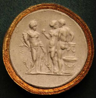 Mark Aurel, Faustina als Venus Victrix und ein Genius (Daktyliothek, Supplement)