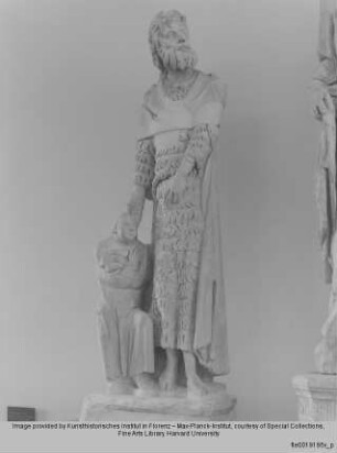 Johannes der Täufer mit Stifter, Madonna mit Kind, Evangelist Johannes : Johannes der Täufer mit Stifter