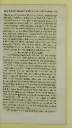 Kirchliche Verhältnisse