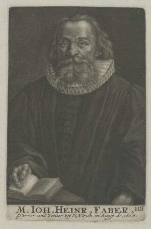 Bildnis des Ioh. Heinr. Faber