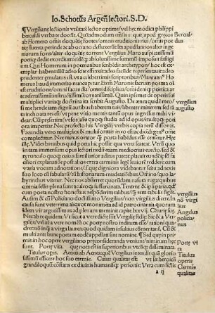 P. Wergilii Maronis Aeneis : cum familiari expositio[n]e ; Annexo quoq[ue] vocabuloru[m] indice iuxta seriem alphabeti