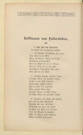 Hoffmann von Fallersleben