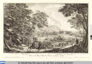 Prospect von dem Königlichen Lustschloss Pillnitz