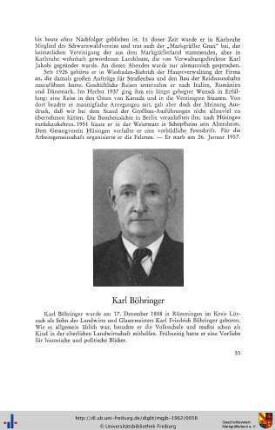 Karl Böhringer (Nachruf)