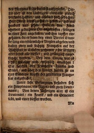 Extract-Schreibens aus Pfortzheim : Vom 29. Decembris, 1690