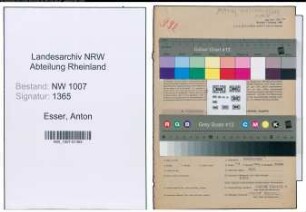 Entnazifizierung Anton Esser , geb. 21.05.1898 (Landwirt)