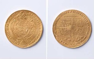 Zwei Neujahrsmedaillen der Stadt Freudenstadt
