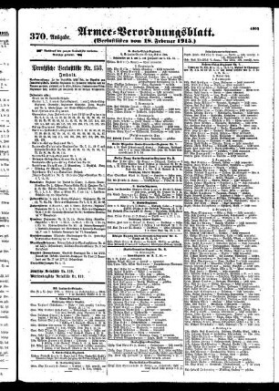 370.Ausgabe. Donnerstag, 18. Februar 1915