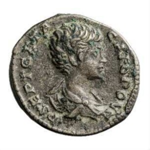 Münze, Denar, 200 - 202 n. Chr.