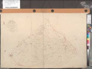Urkarte der Flur 22 der Katastergemeinde Borgholzhausen-Land (Untergemeinde Berghausen)