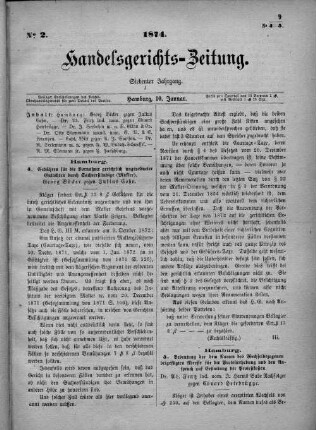 No. 2. 10. Januar 1874