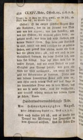 532-545, Hundertundvierundsechzigste Rede. - Hundertundsechsundsechzigste Rede.