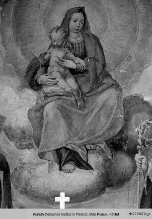 Madonna in der Glorie mit Heiligem Bartholomäus und Nikolaus von Bari