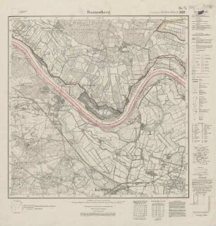 2832 (alte Nr.: 1385) Dannenberg, Meßtischblatt (4cm - Karte)