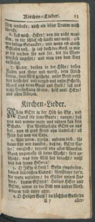 Kirchen-Lieder