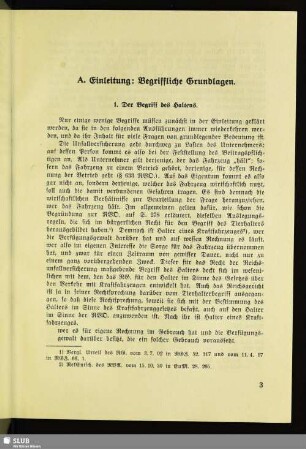 A. Einleitung: Begriffliche Grundlagen