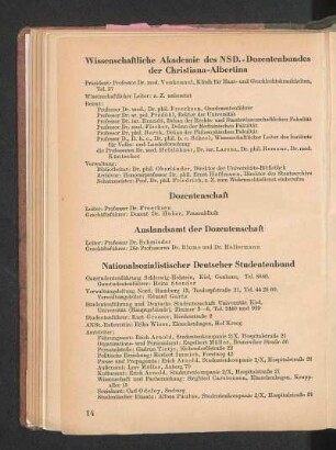 Auslandsamt der Dozentenschaft
