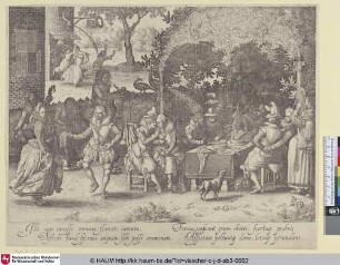 [Der verlorene Sohn beim Festmahl mit Huren; The prodigal son feasting with harlots]