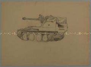 Deutsche Selbstfahrlafette mit Panzerabwehrkanone