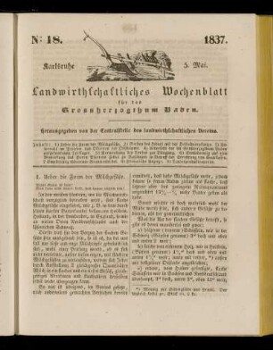No 18. 1837. 5. Mai