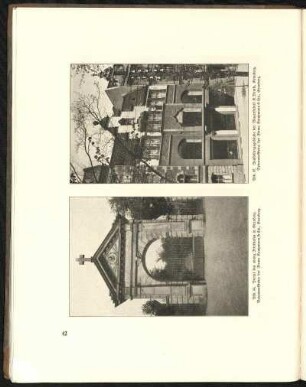 Abb. 44. Portal des evang. Friedhofes in Graudenz. Betonwerksteine der Firma Kampmann & Cie., Graudenz.