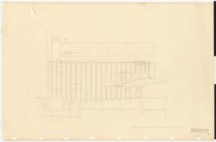 Stadttheater, Bremerhaven: Schnitt A-B 1:50