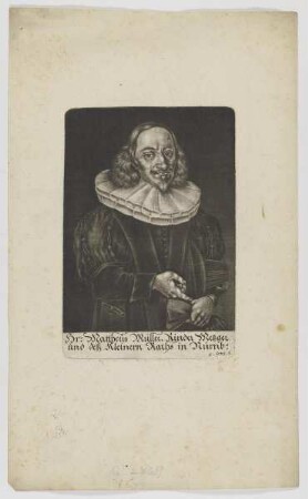 Bildnis des Mattheus Müller