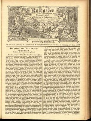 Ausgabe vom Sonntag, den 10. November 1895.