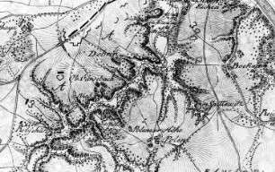Meißen. Situationskarten von den Kriegsschauplätzen des 7jährigen Krieges, Bl. 2 Meißen-Freiberg, 1805 (Sign.: VIII 57)