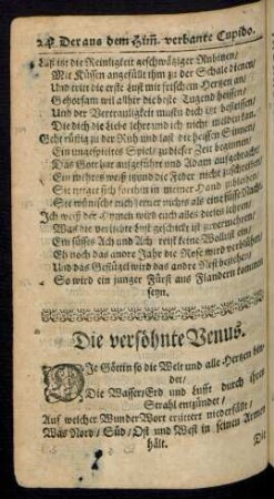 Die versöhnte Venus.