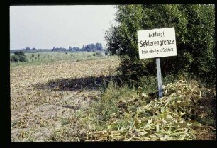 Zonengrenze Lübars 25.9.60.